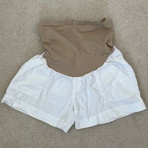 Motherhood Maternity White Shorts